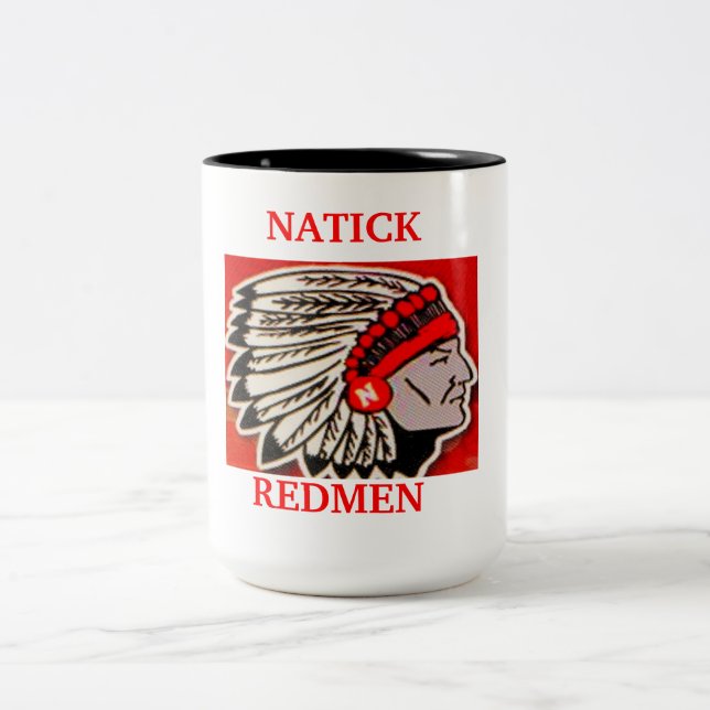 KAFFEE-TASSE NATICKS REDMEN ZWEIFARBIGE TASSE (Mittel)