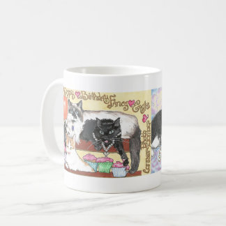 Kaffee-Tasse Piperspuddycats Geburtstags-Feier Kaffeetasse