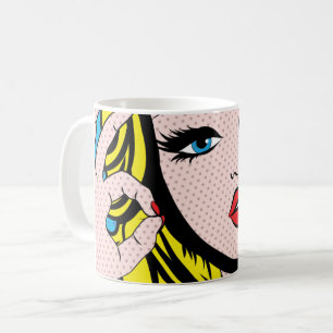 Kaffee-Tasse - Pop Art O-K Tasse
