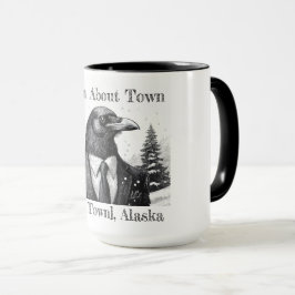 Kaffee-Tasse, Raven About Town - Stadt individuell Tasse