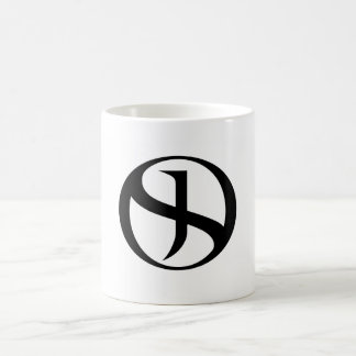 Kaffee-Tasse - schwarzer Griff Verwandlungstasse
