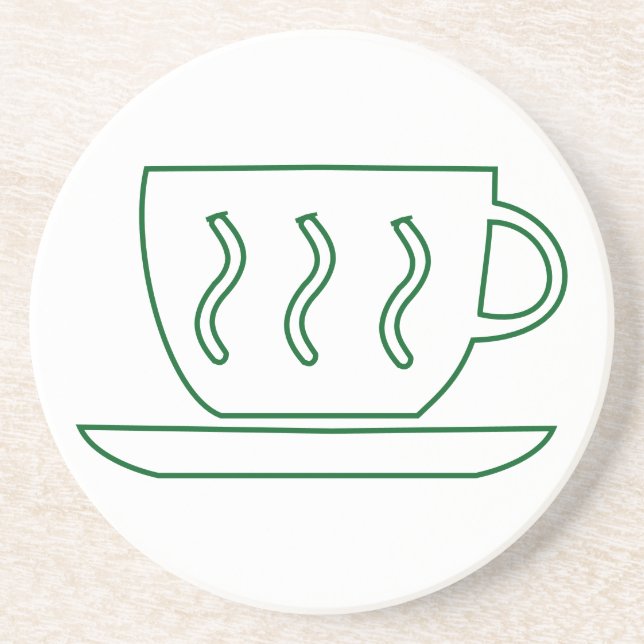 Kaffee Tasse Sketch Untersetzer (Vorne)