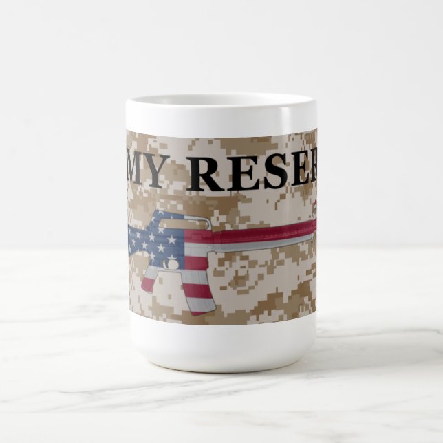 Kaffee-Tasse TAN der Armee-Reserve-M16 Tasse (Mittel)