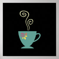 Kaffee-Tasse, Teetasse aus Retro-Porzellan