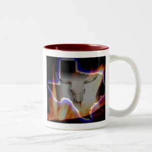 Kaffee-Tasse Texas Risin Zweifarbige Tasse