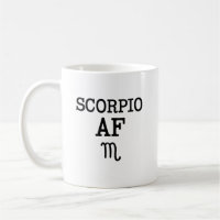 Kaffee-Tasse Tierkreis-Geschenk Skorpion AF