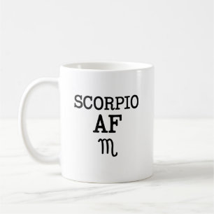 Kaffee-Tasse Tierkreis-Geschenk Skorpion AF Kaffeetasse