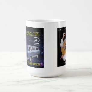 Kaffee-Tasse w "ich bin Kuchen Lon" und "Kuchen Kaffeetasse