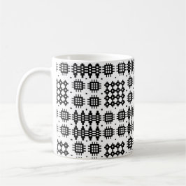 Kaffee-Tasse: Walisisches Tapisserie-Muster, Schwa Tasse