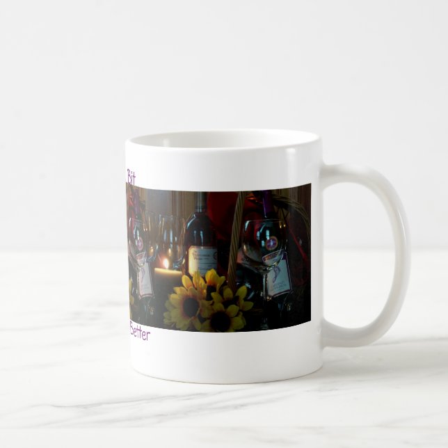 Kaffee-Tasse, Wine ein Stückchen, Sie glaubt Tasse (Rechts)
