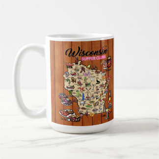 Kaffee Tasse - Wisconsin Supper Club Karte