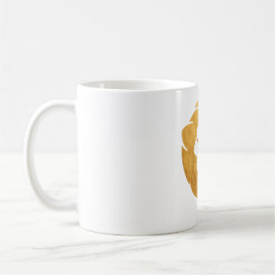 Kaffee Tasse Yada Yahowah Design mit goldenem Löwe