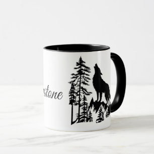 Kaffee Tasse-Yellowstone Wolf Tasse