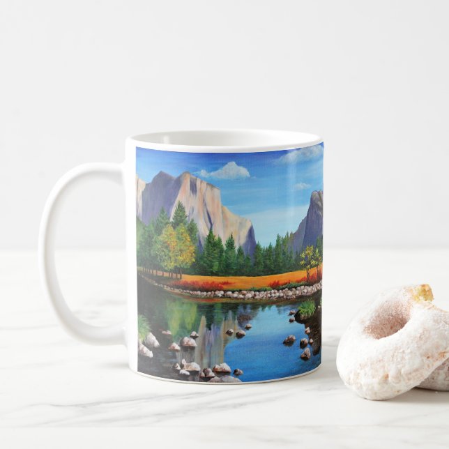Kaffee-Tasse - Yosemite-Tal Kaffeetasse (Mit Donut)