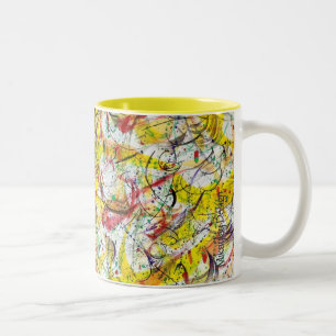 Kaffee-Tasse Zweifarbige Tasse