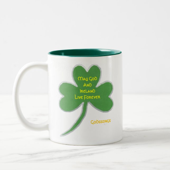 Kaffee-Tasse Zweifarbige Tasse (Links)