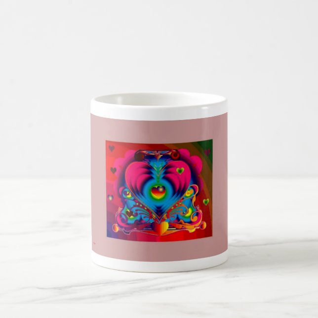 Kaffee-Tassen-Herz 04 Tasse (Mittel)