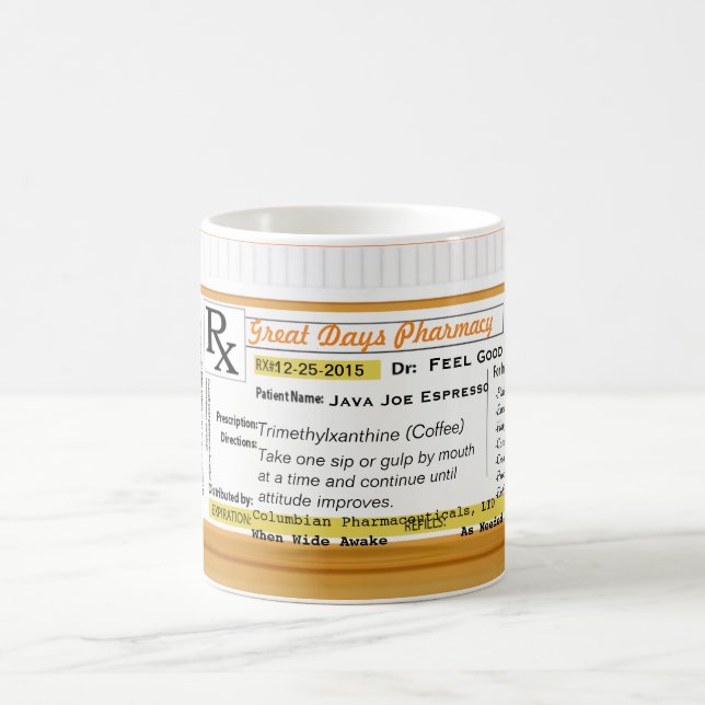 Kaffee-Tassen-Verordnung RX Tasse (Mittel)