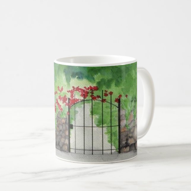 Kaffee Tea Tasse Garden Gate 11 unzen Tasse (VorderseiteRechts)