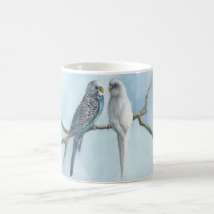Kaffee Tee Hot Cocoa Tasse Parakeets Budgie Bird C