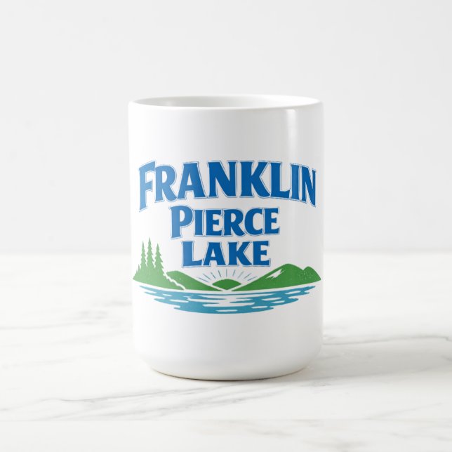 Kaffee, Tee oder heiße Kakao am See - Franklin Pie Kaffeetasse (Mittel)