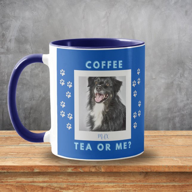 Kaffee Tee oder ich Personalisierte Foto Tasse (Personalized Photo Mug - Coffee Tea or Me)