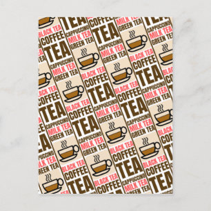 KAFFEE TEE-PATTER, Postkarte
