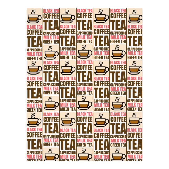 KAFFEE TEE-PATTER, Postkarte Fotodruck (Vorne)