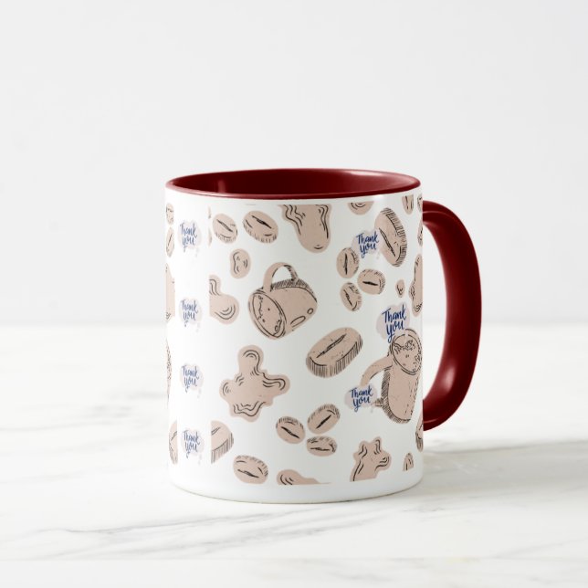 Kaffee, Tee Tasse (VorderseiteRechts)