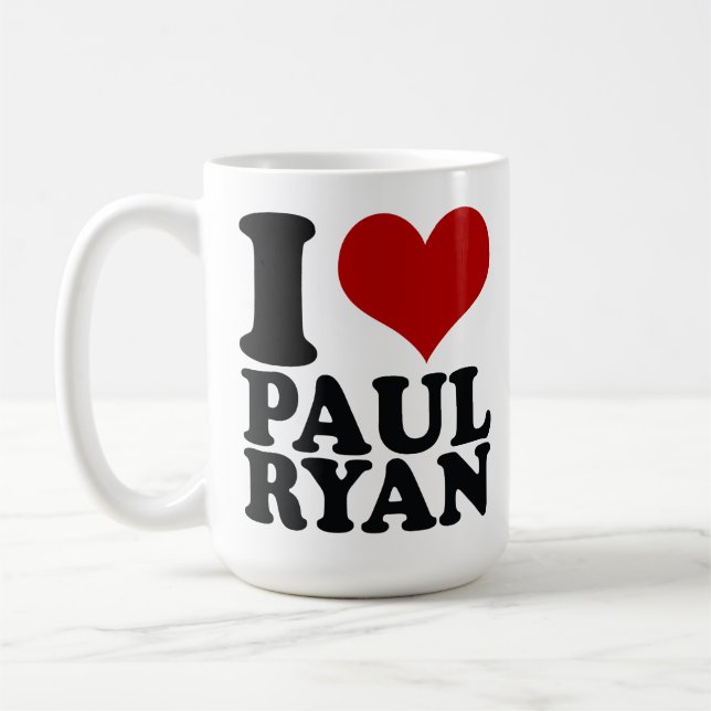 Kaffee-Tee-Tasse 2012 Herz I Pauls Ryan Tasse (Links)