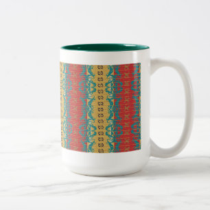 - Kaffee-, Tee-Tasse, Cup Zweifarbige Tasse