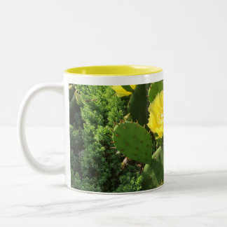 Kaffee/Tee-Tasse mit Prickly-Pear-Bild Zweifarbige Tasse