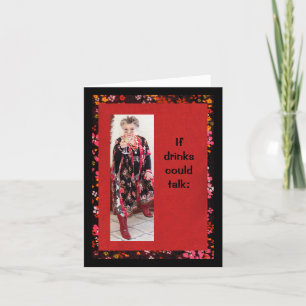 Kaffee, Tee, Tequila Humour Card Karte