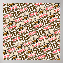 KAFFEE-TELEmuster Poster