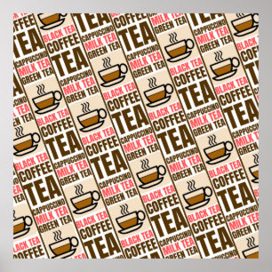 KAFFEE-TELEmuster Poster