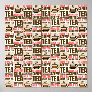 KAFFEE-TELEmuster Poster