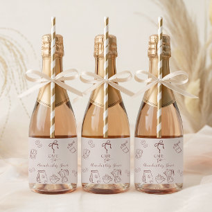 Kaffee-Thema Beige Café Bebe Brauen Babyparty