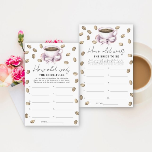 Kaffee Thema Wie alt war die Braut zu spielen (Von Creator hochgeladen)