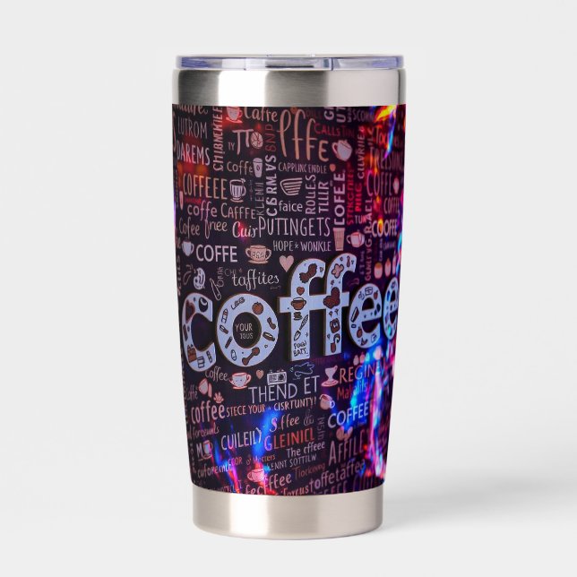 Kaffee Thermobecher (Vorderseite)
