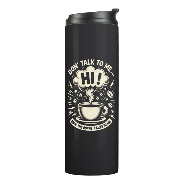 Kaffee-Thermos Thermosbecher (Nach links gedreht)