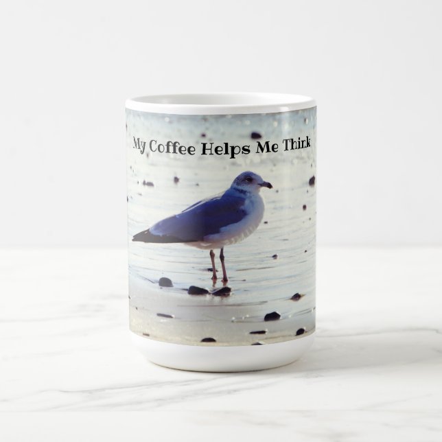 Kaffee Think Seagull Beach Tasse (Mittel)