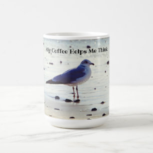 Kaffee Think Seagull Beach Tasse