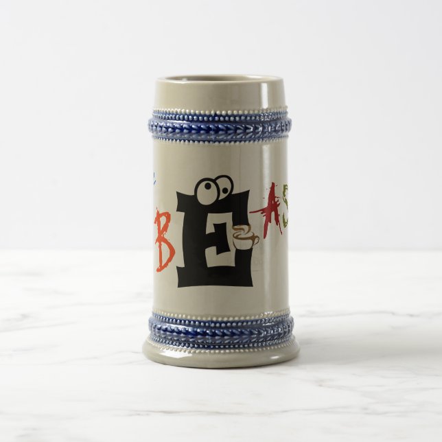 "Kaffee-Tier-Café-" Kaffee-Tasse Bierglas (Mittel)