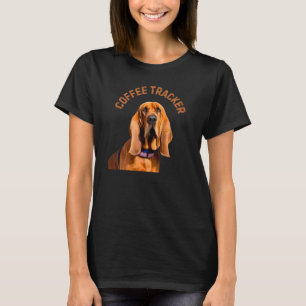 Kaffee-Tracker Hund T-Shirt