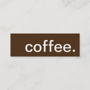 Kaffee. Treuhandkarte Treuekarte