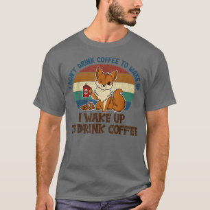Kaffee trinken, Funny Animal Lover für Men Wom T-Shirt