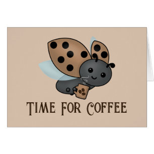 Kaffee trinken Ladybug