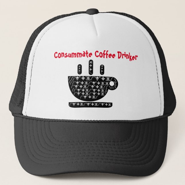 Kaffee trinken truckerkappe (Vorderseite)