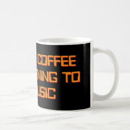 Kaffee trinken und 80er-Musik hören Kaffeetasse