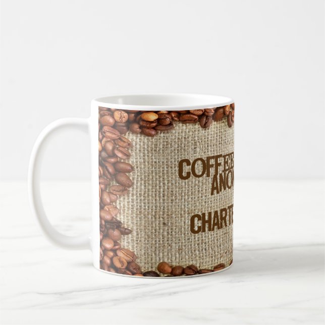 Kaffee-Trinker anonym Tasse (Links)